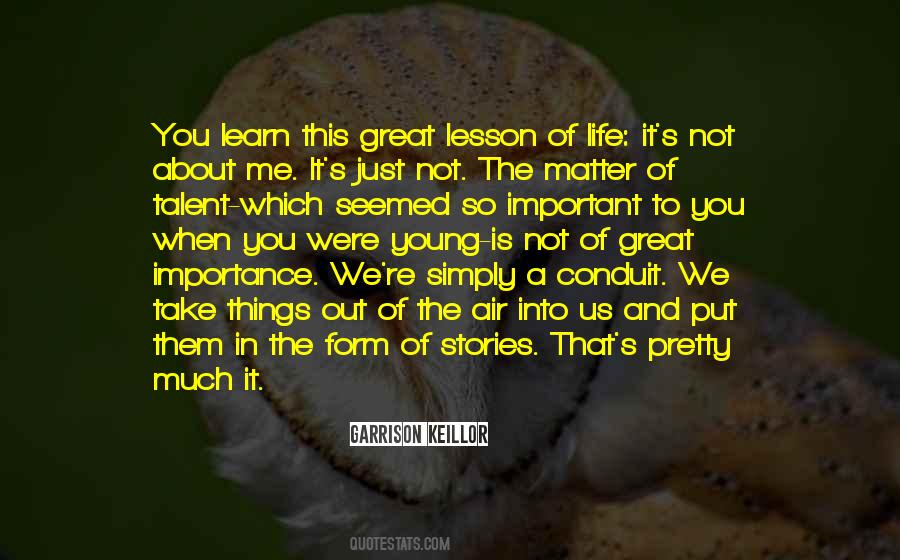 Just Learn The Lesson Quotes #198311