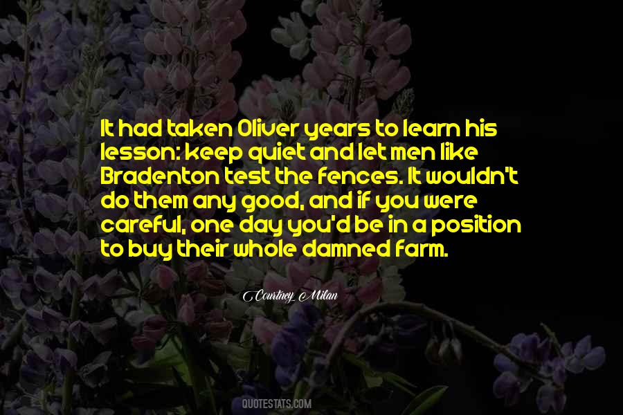 Just Learn The Lesson Quotes #204759
