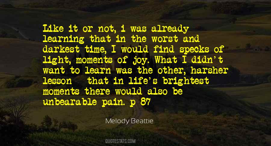 Just Learn The Lesson Quotes #214473