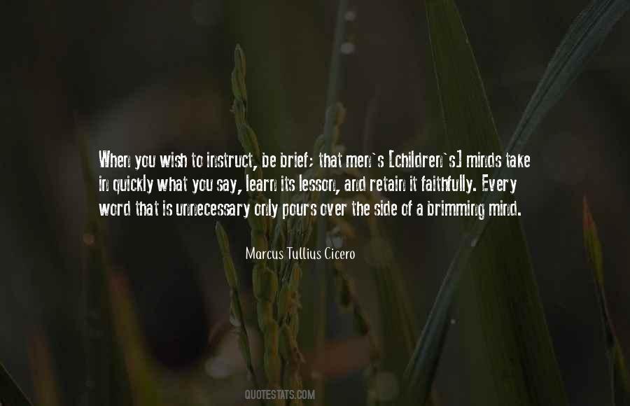 Just Learn The Lesson Quotes #58486