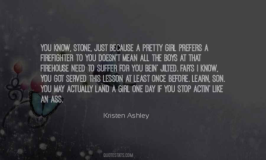 Just Learn The Lesson Quotes #66700
