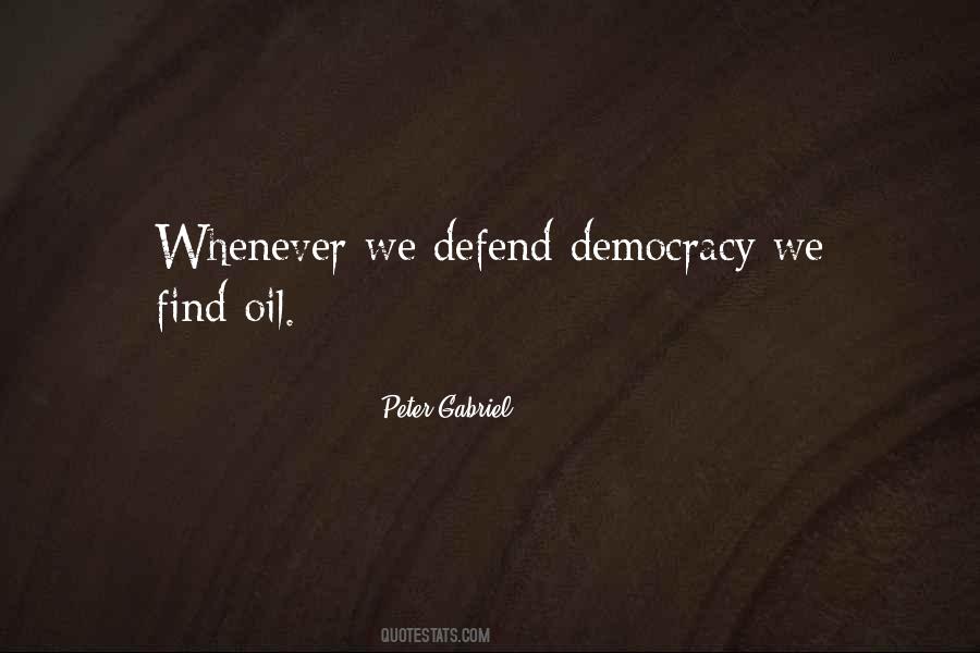 Defend Democracy Quotes #314795