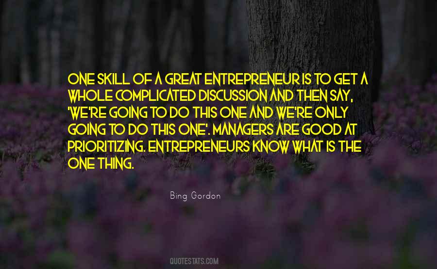 Good Entrepreneurs Quotes #156034