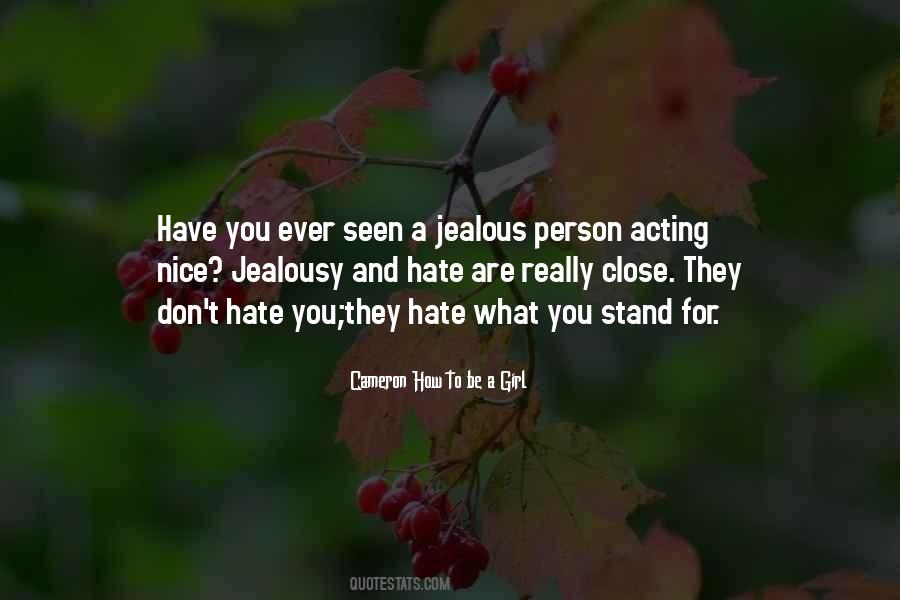 Not A Jealous Person Quotes #1629565