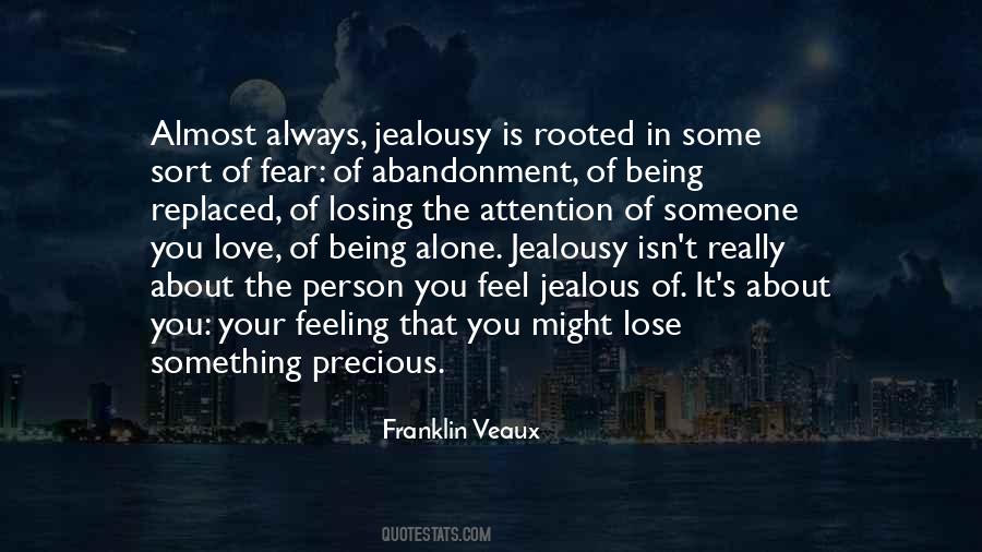 Not A Jealous Person Quotes #55955