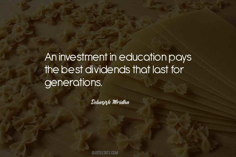 An Investment In Education Quotes #1283739