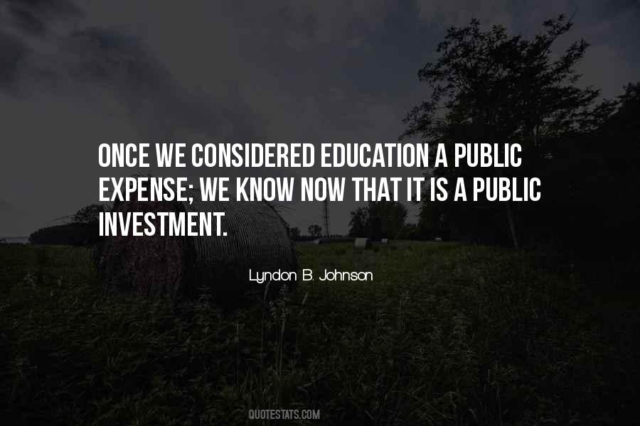 An Investment In Education Quotes #18183