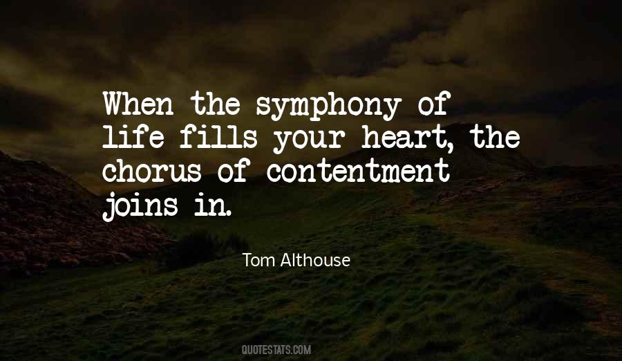Heart Contentment Quotes #272399