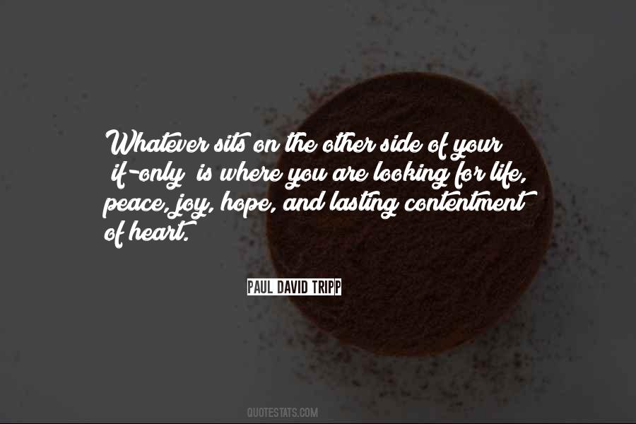 Heart Contentment Quotes #306023