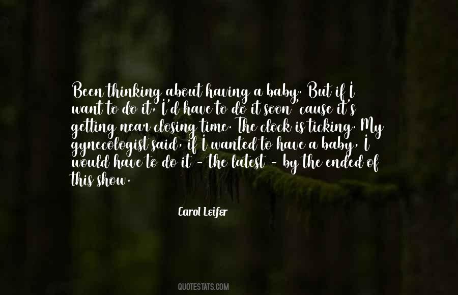 I Want A Baby Quotes #458844