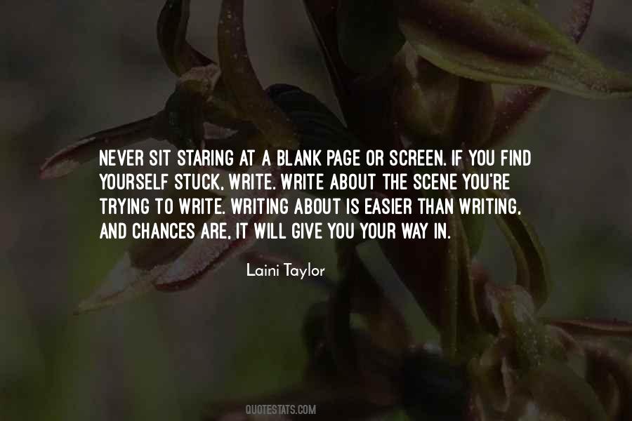 Quotes About A Blank Page #1140751