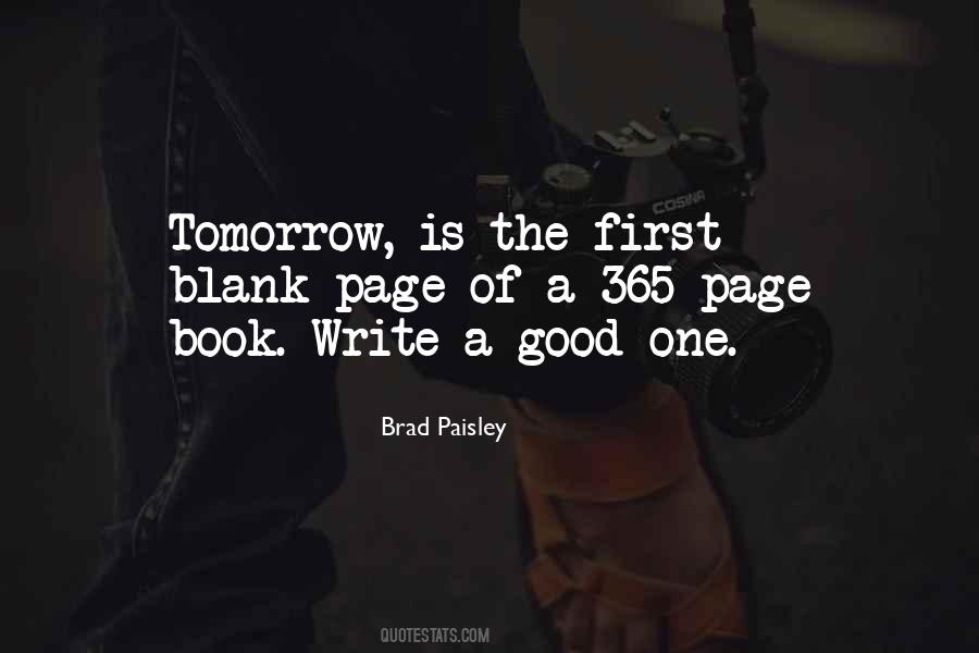 Quotes About A Blank Page #170589