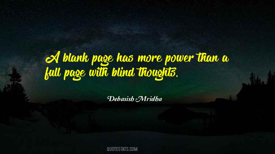Quotes About A Blank Page #409440