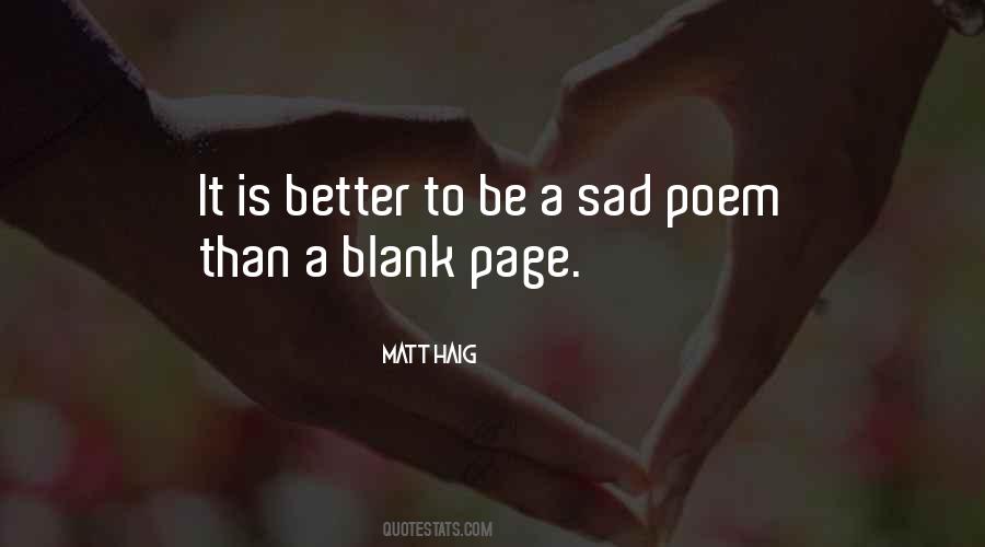 Quotes About A Blank Page #654793