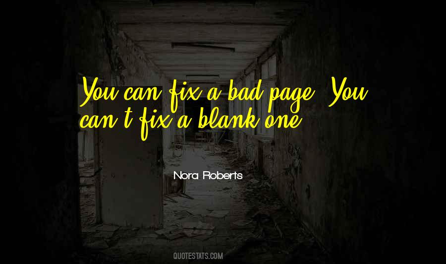 Quotes About A Blank Page #806628