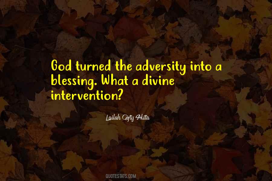 Quotes About God's Intervention #1409473