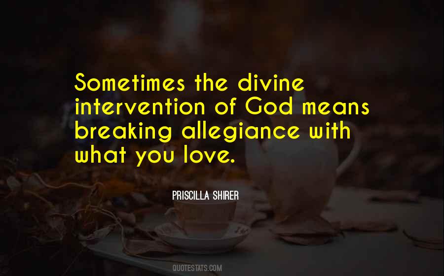 Quotes About God's Intervention #1456639