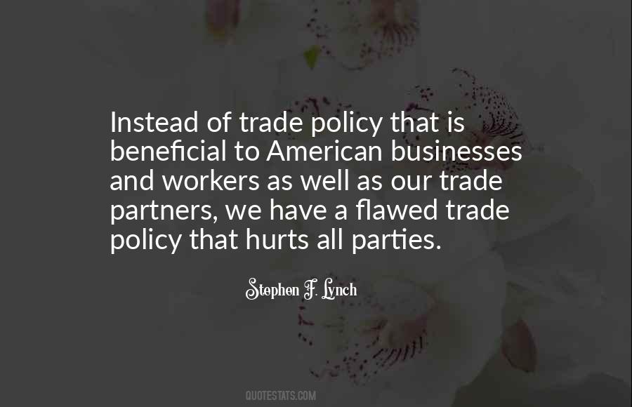 Trade Policy Quotes #1793171