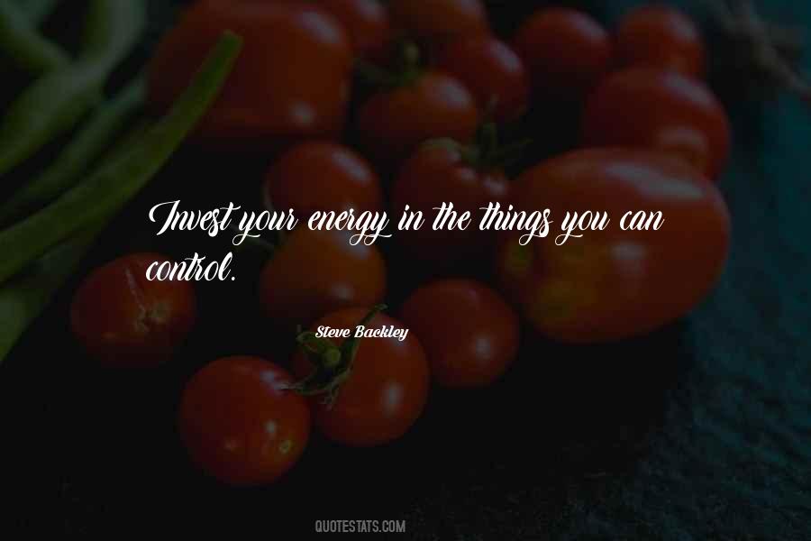 Control The Things You Can Control Quotes #504672