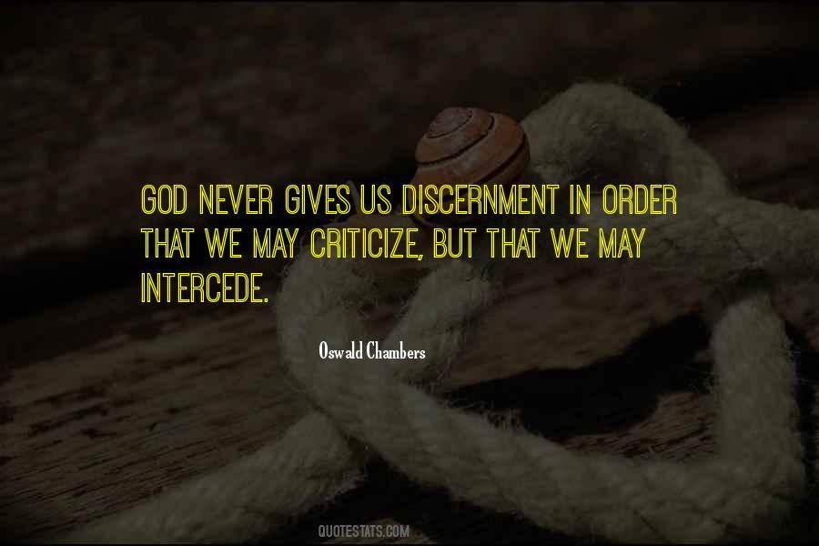 Quotes About God's Discernment #79713