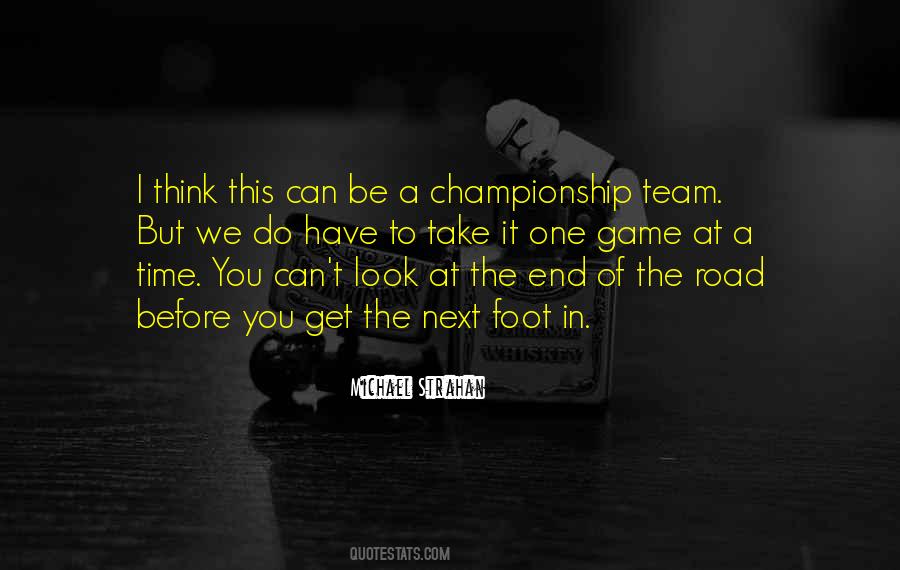 Quotes About A Championship Team #160225