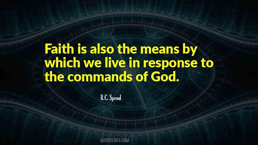 Quotes About God's Commands #1375170