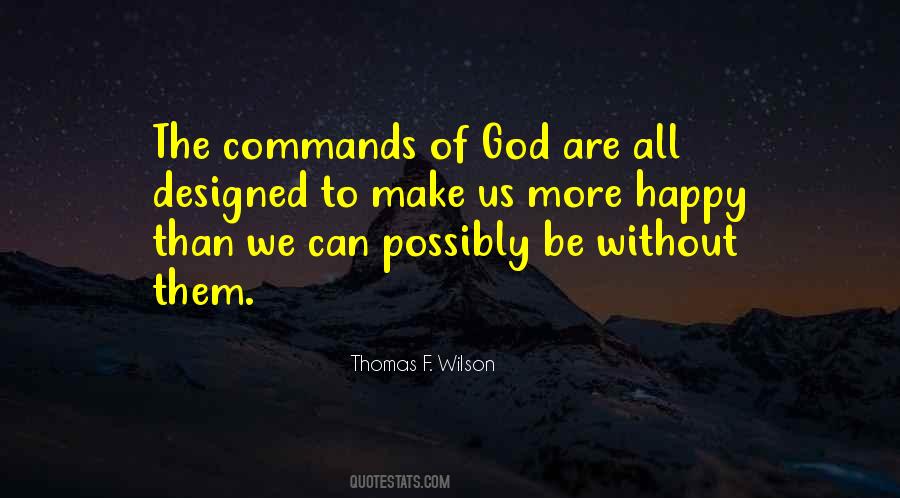 Quotes About God's Commands #1478024