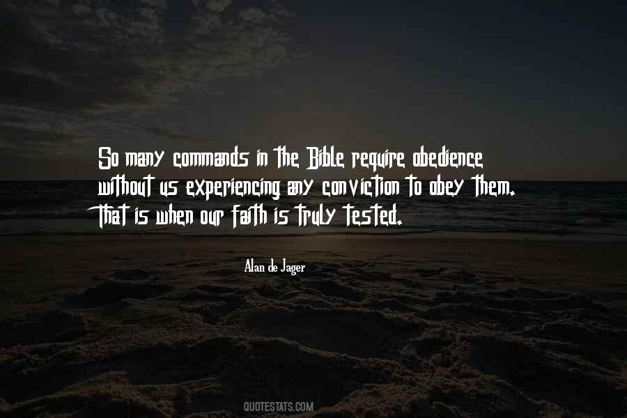 Quotes About God's Commands #1546937