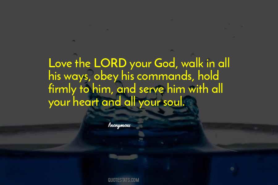 Quotes About God's Commands #328812