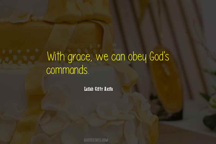 Quotes About God's Commands #334462