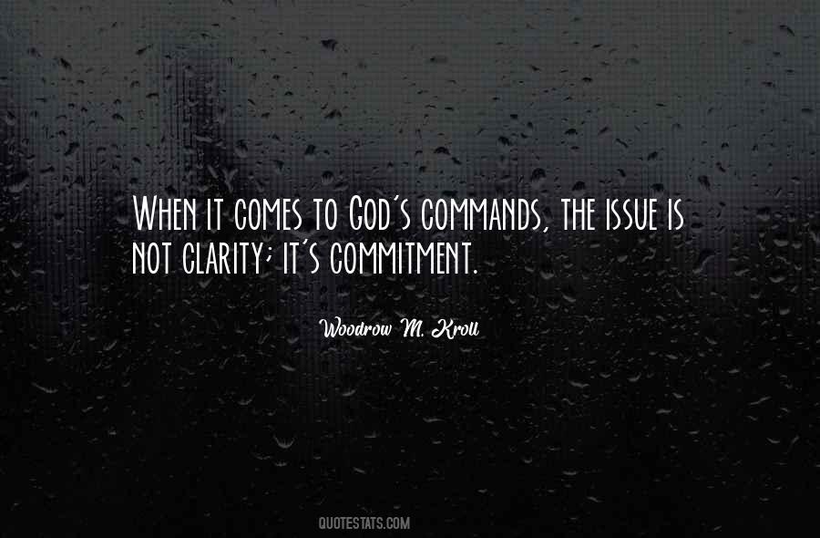 Quotes About God's Commands #410337
