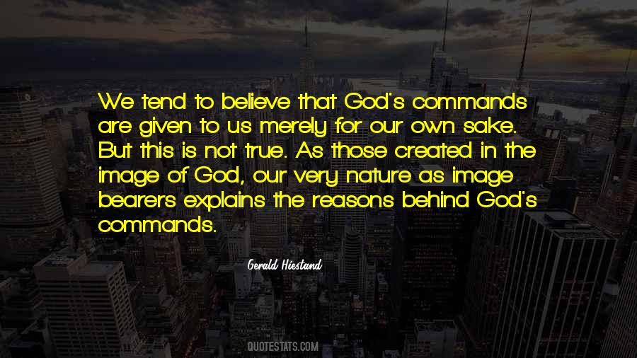 Quotes About God's Commands #630706