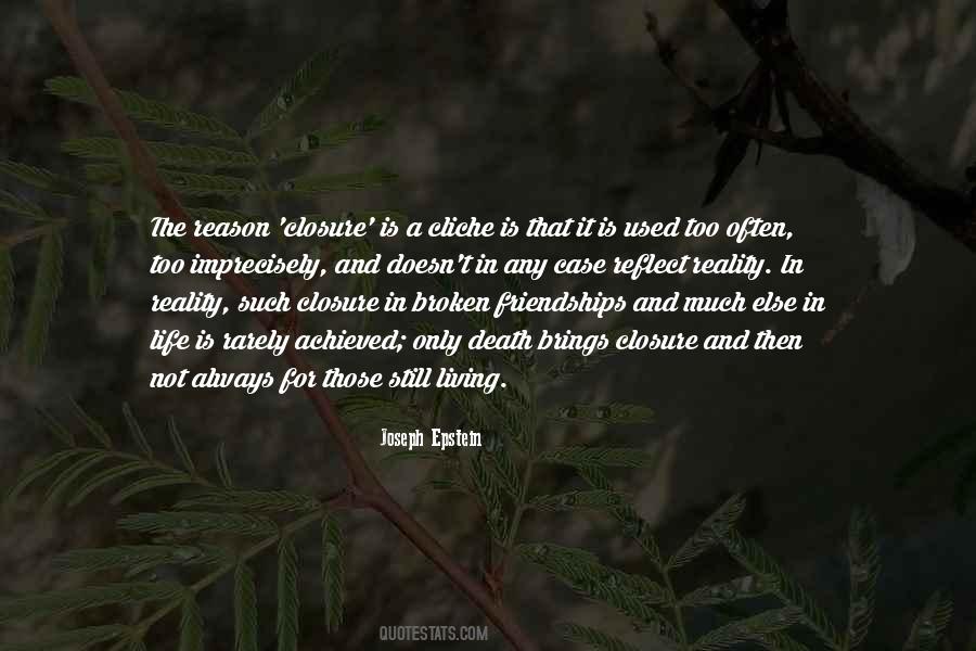 Cliche Life Quotes #1496297