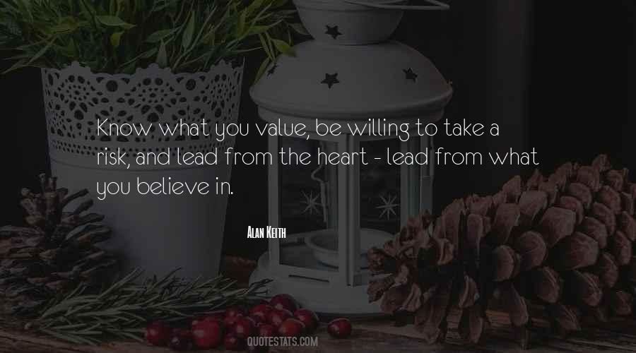 What You Value Quotes #406080
