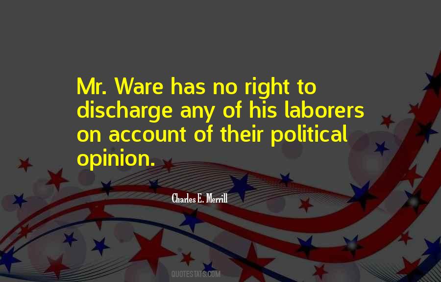 Political Opinion Quotes #1122293