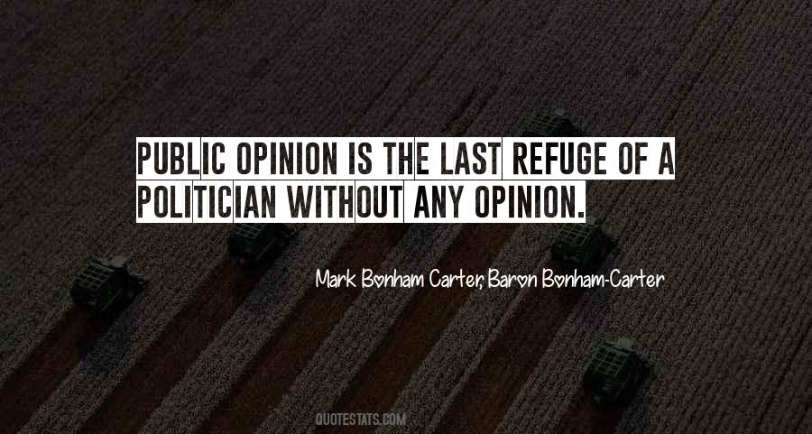 Political Opinion Quotes #1509564