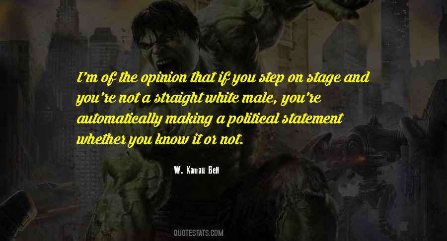 Political Opinion Quotes #532503