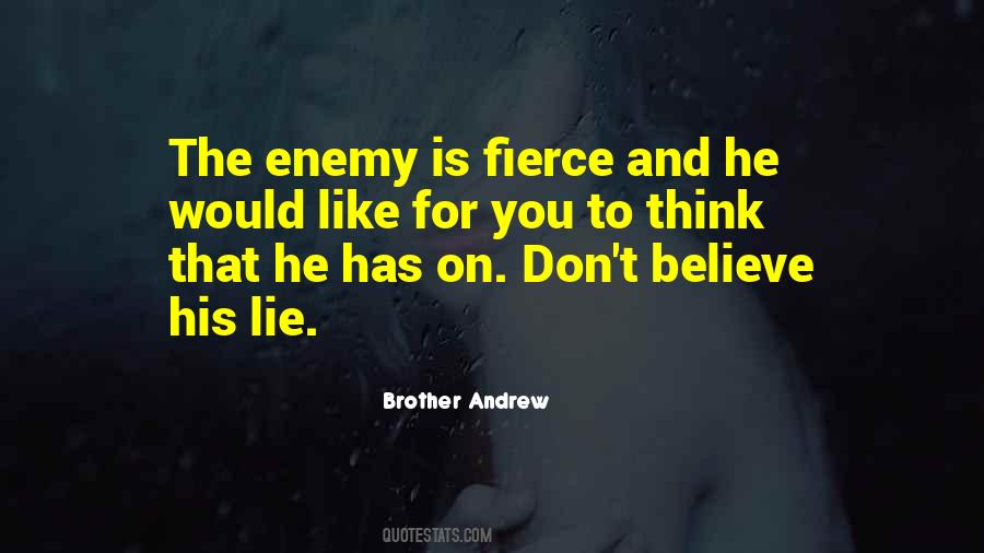 Brother Enemy Quotes #1622360