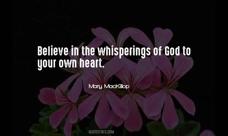 Quotes About God Whispering #1781722