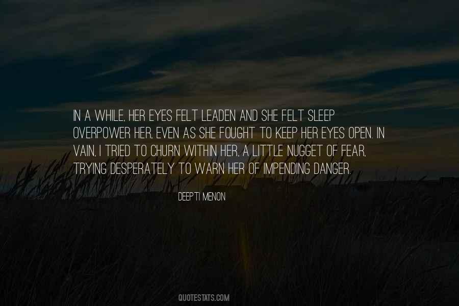 Fear Eyes Quotes #768397