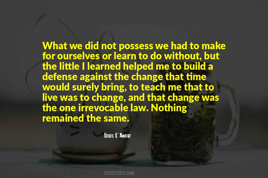We Teach Ourselves Quotes #638514