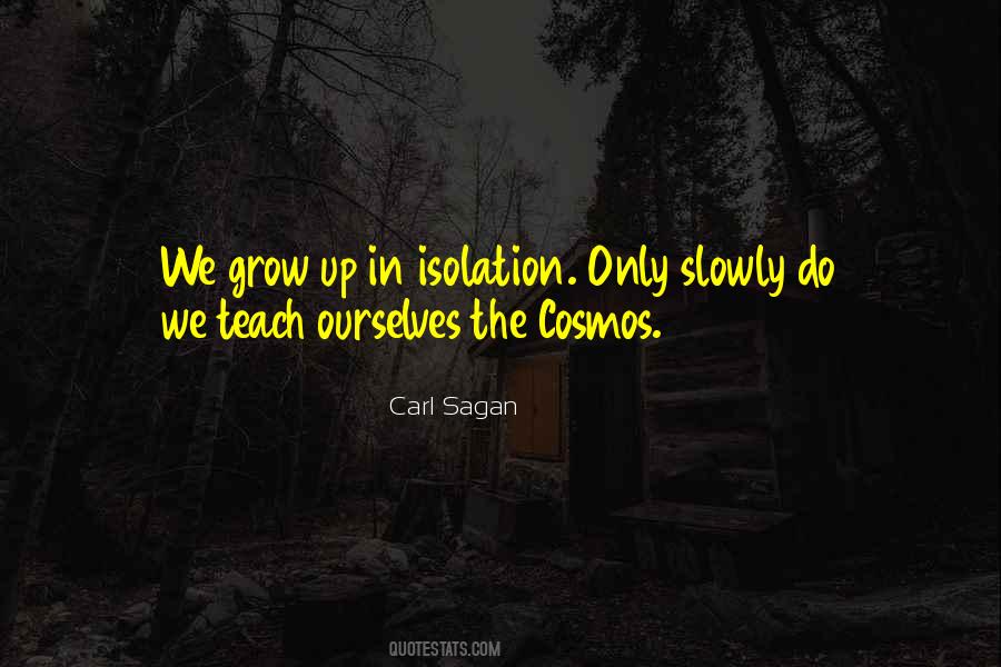 We Teach Ourselves Quotes #974668