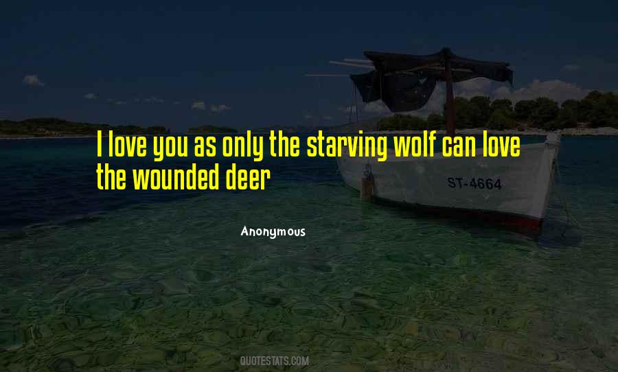 Deer Love Quotes #740520