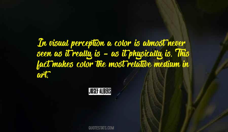 Quotes About Color Perception #157647
