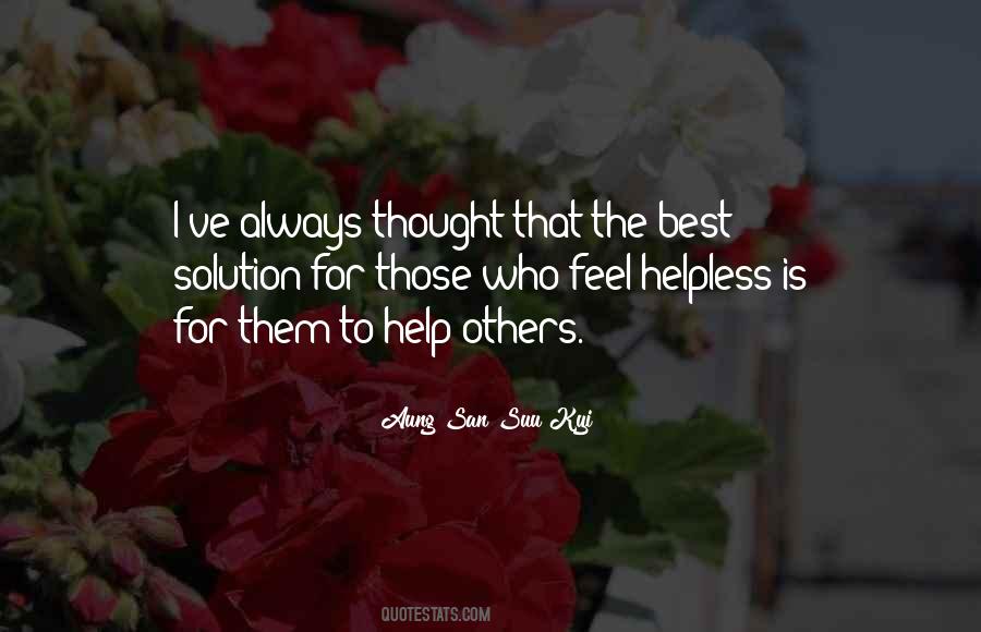 Best Helping Others Quotes #1482945
