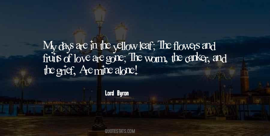 Yellow Leaf Quotes #730405