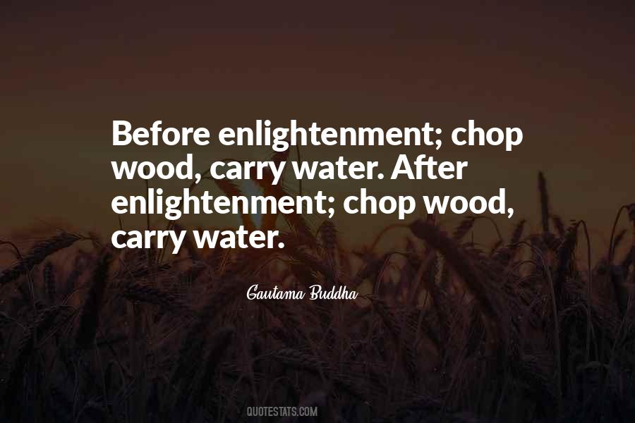 Chop Your Own Wood Quotes #612389