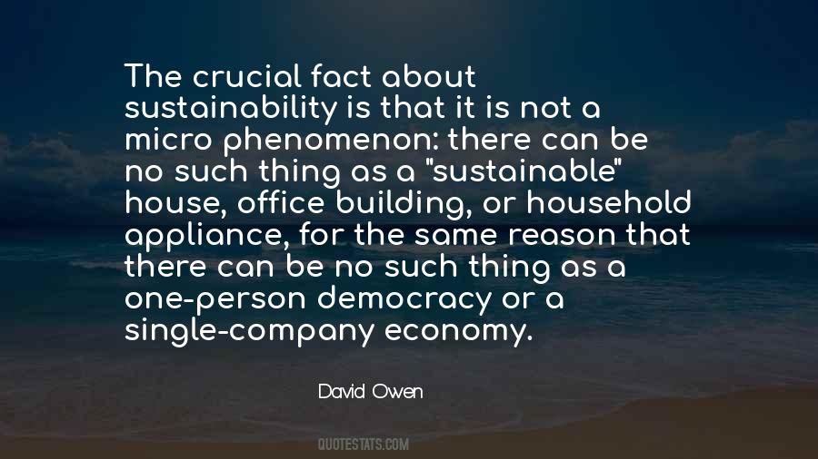 Sustainable Economy Quotes #1312369
