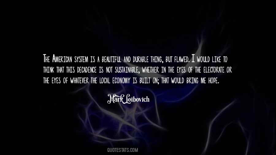 Sustainable Economy Quotes #1629671