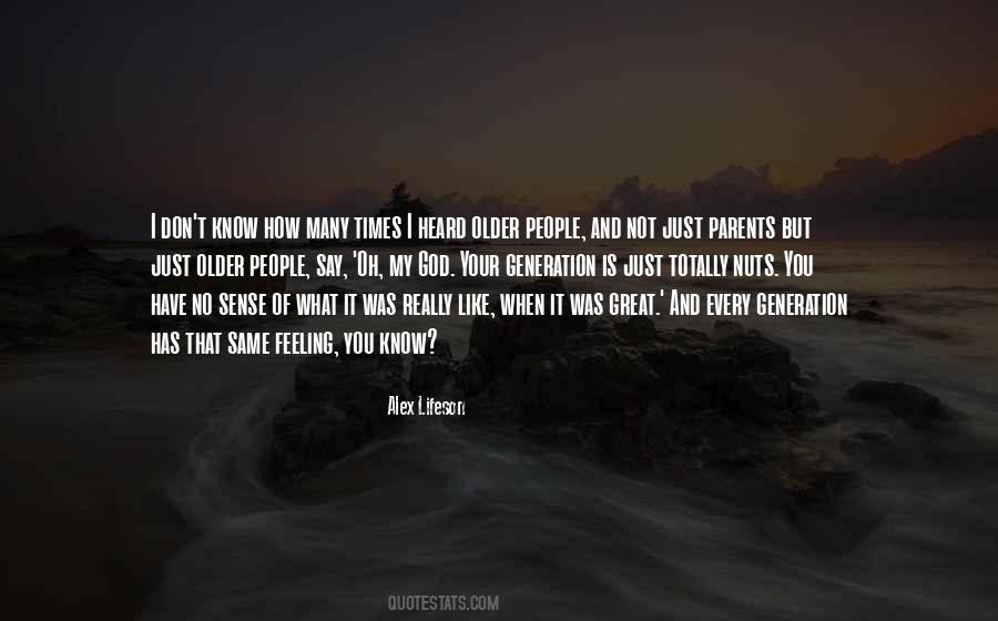 Parents Feeling Quotes #1465772